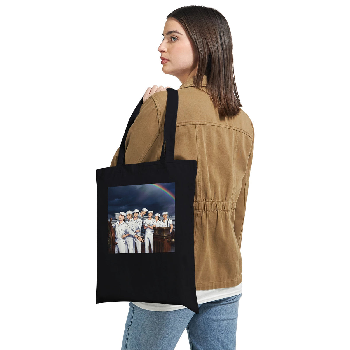 BTS Swim artwork tote with 10L capacity