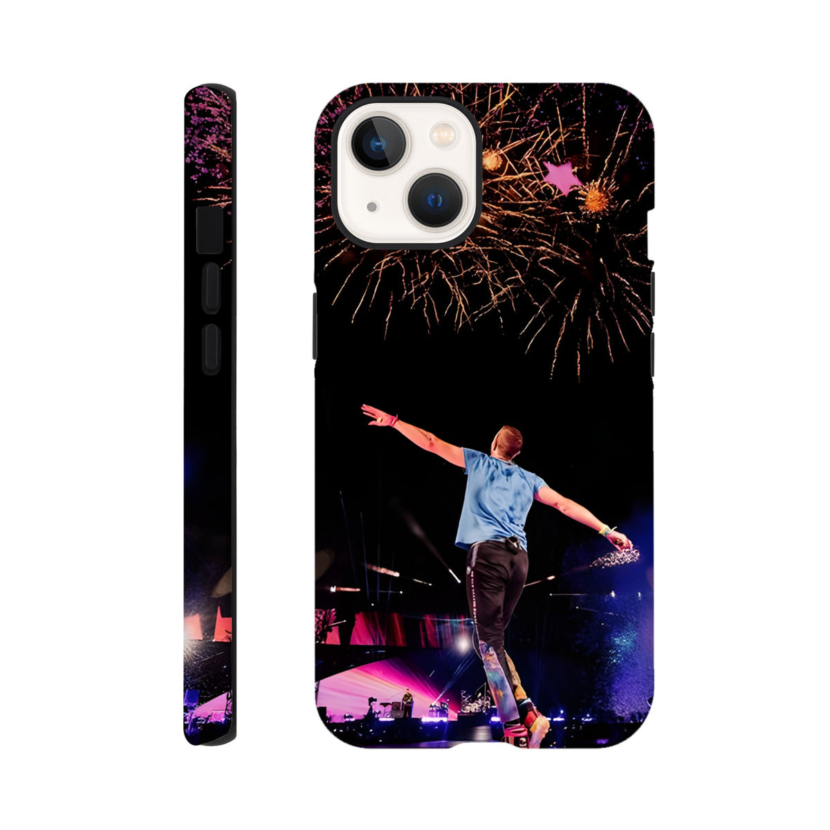 Coldplay iPhone case with dual‑layer shock absorption