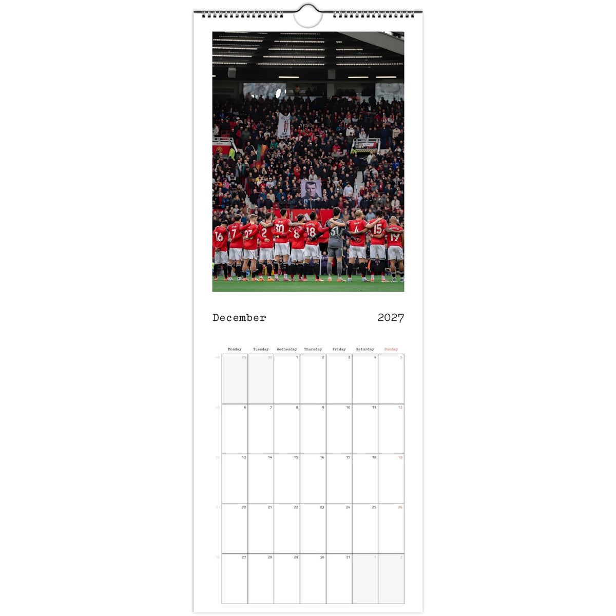 Manchester United December page 