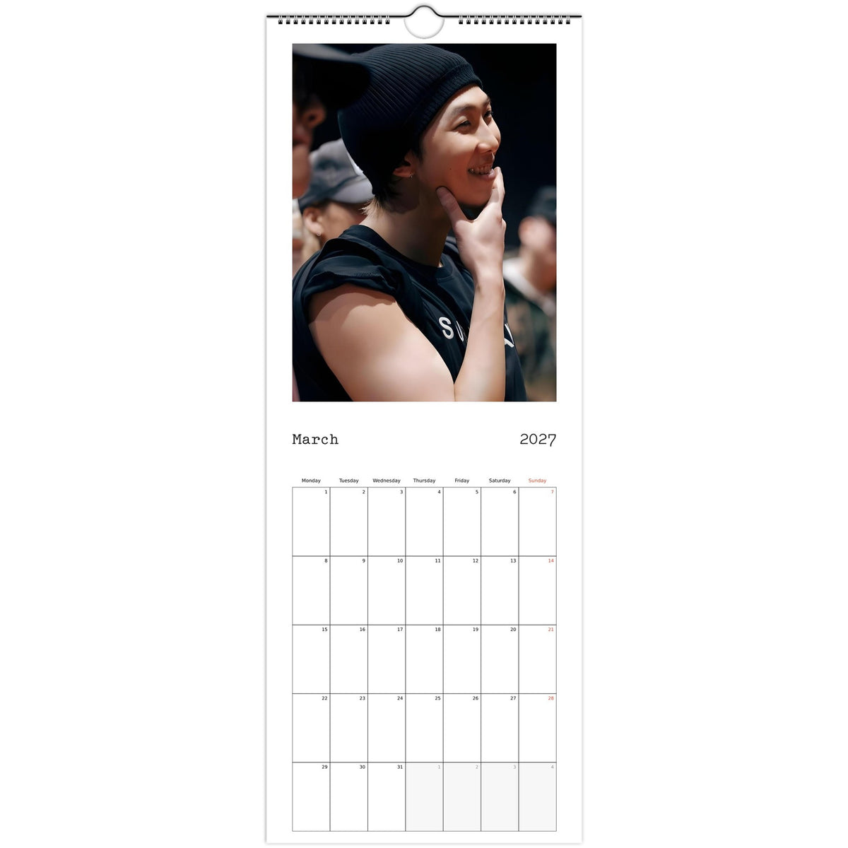 RM Calendar 2027 March photo