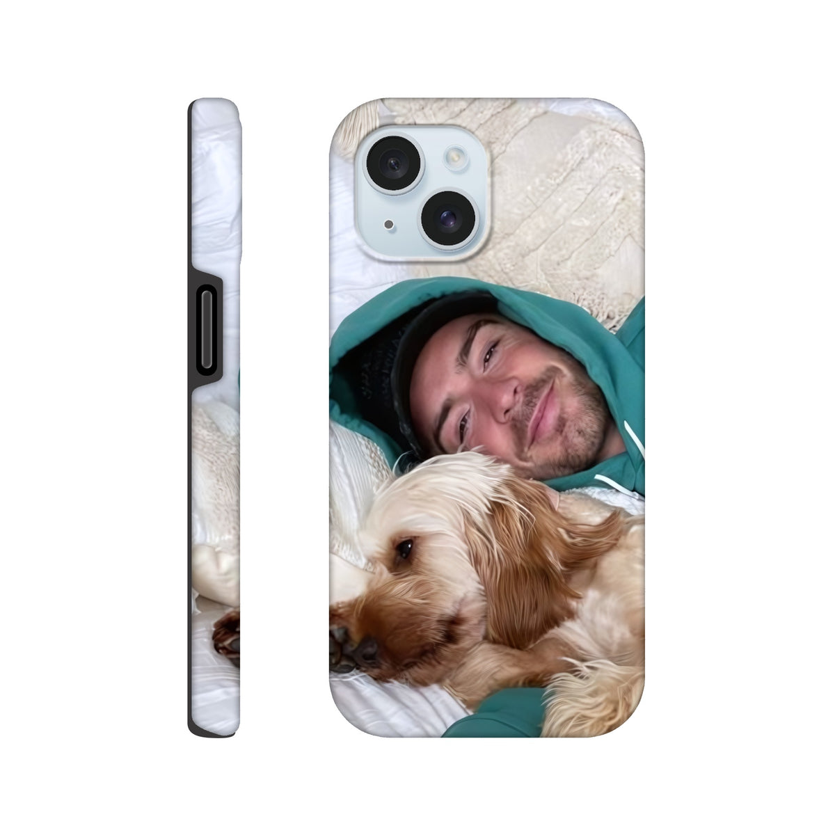 Protective iPhone cover with Jack Grealish boyfriend‑style artwork