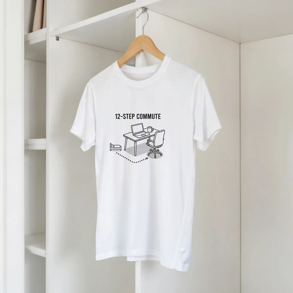Freelancer home office line art shirt