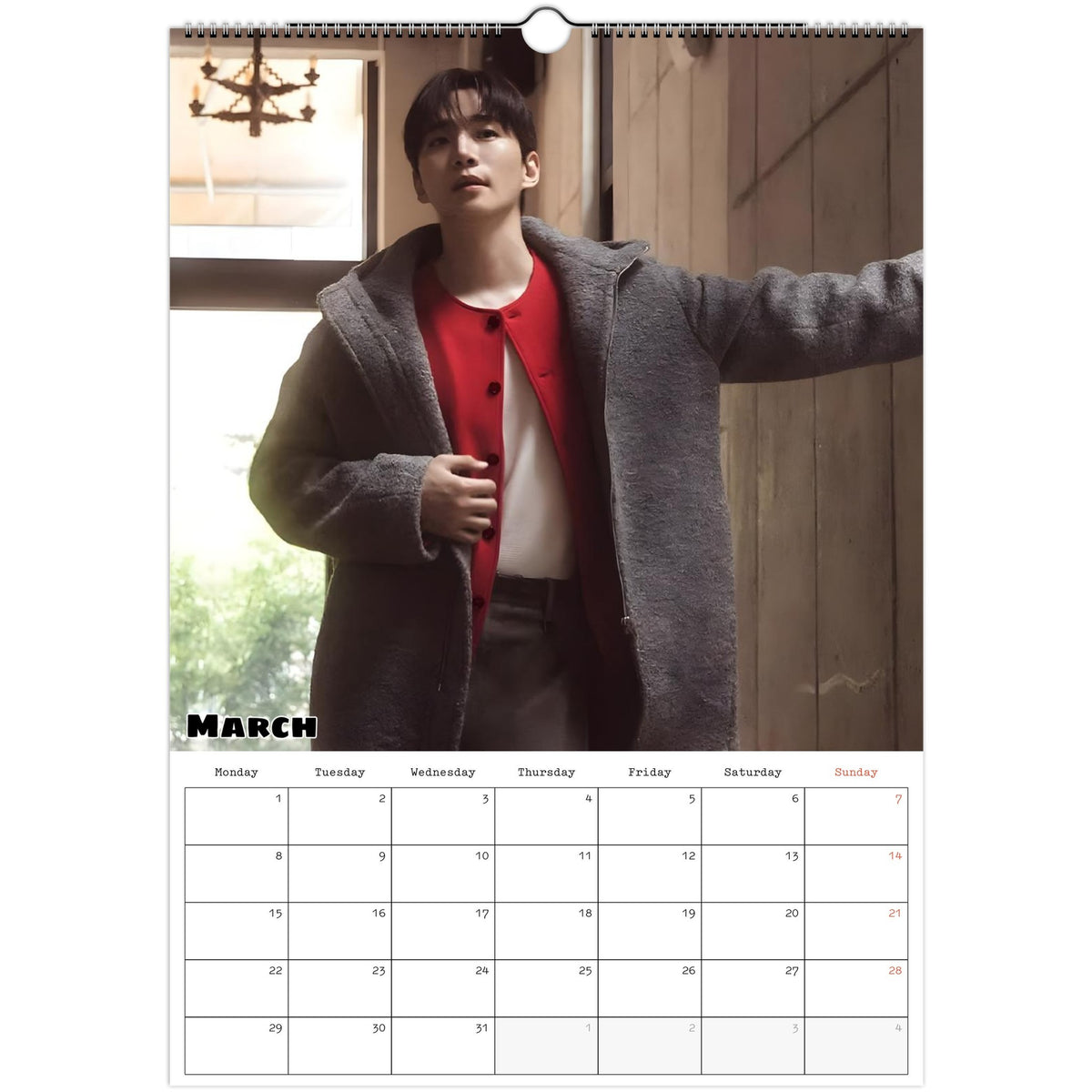 March Jun‑ho Calendar photo 