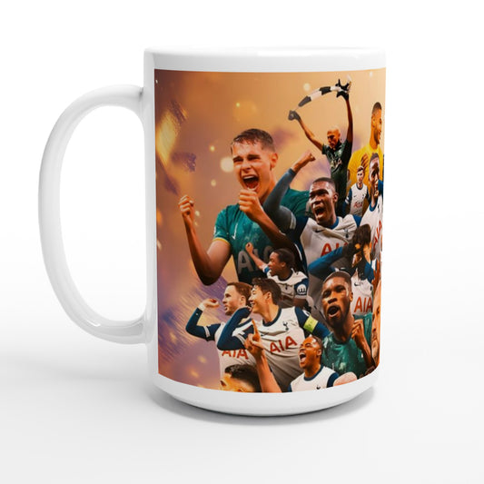 Tottenham Hotspur Europa League Winners 15oz mug