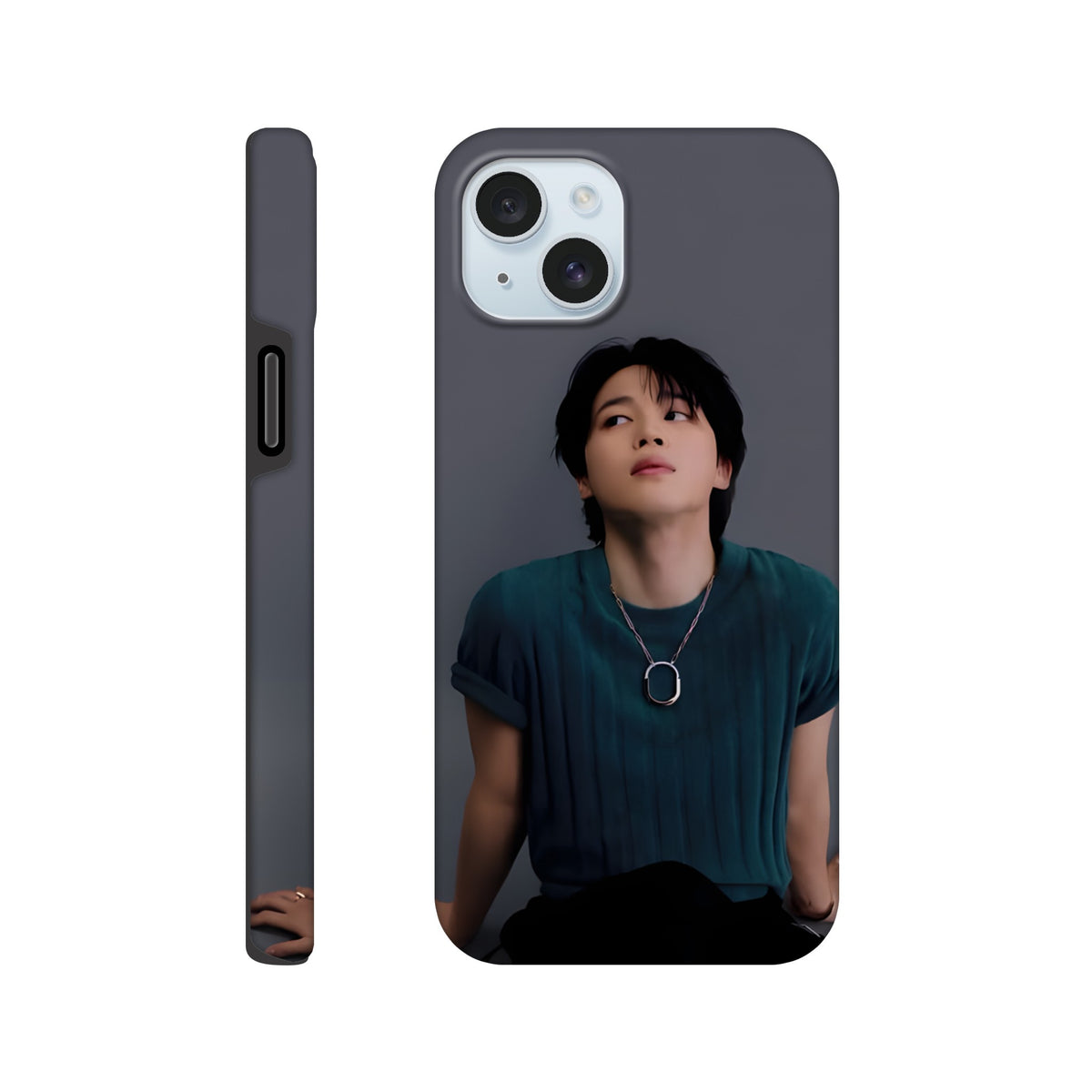 Dual‑layer Jimin iPhone cover with sleek design