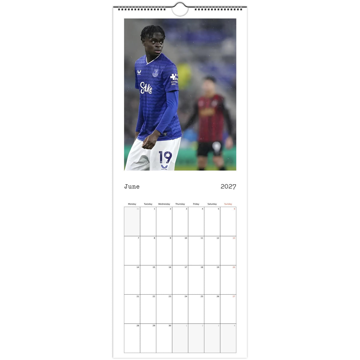June Everton Calendar photo