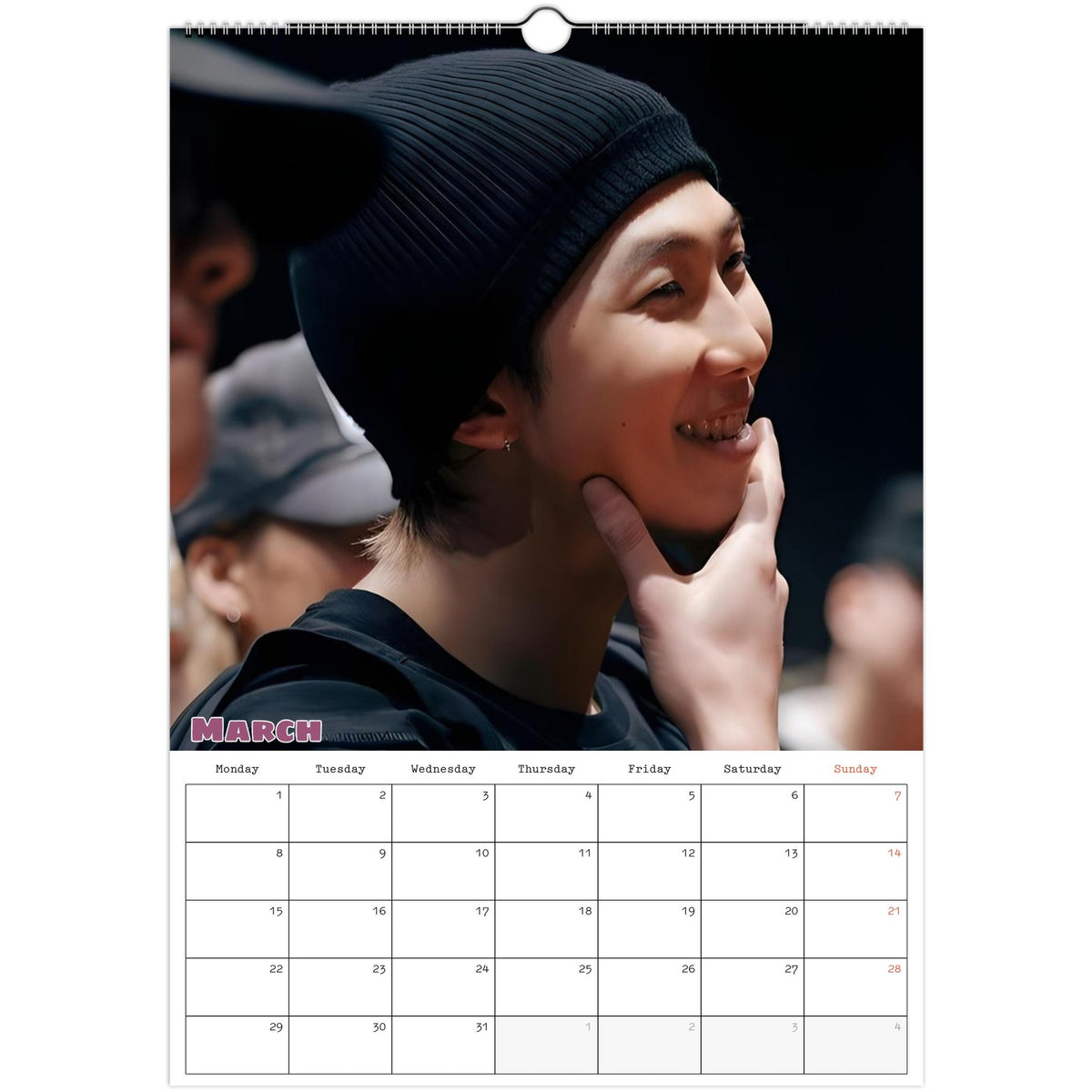 RM Calendar 2027 March photo