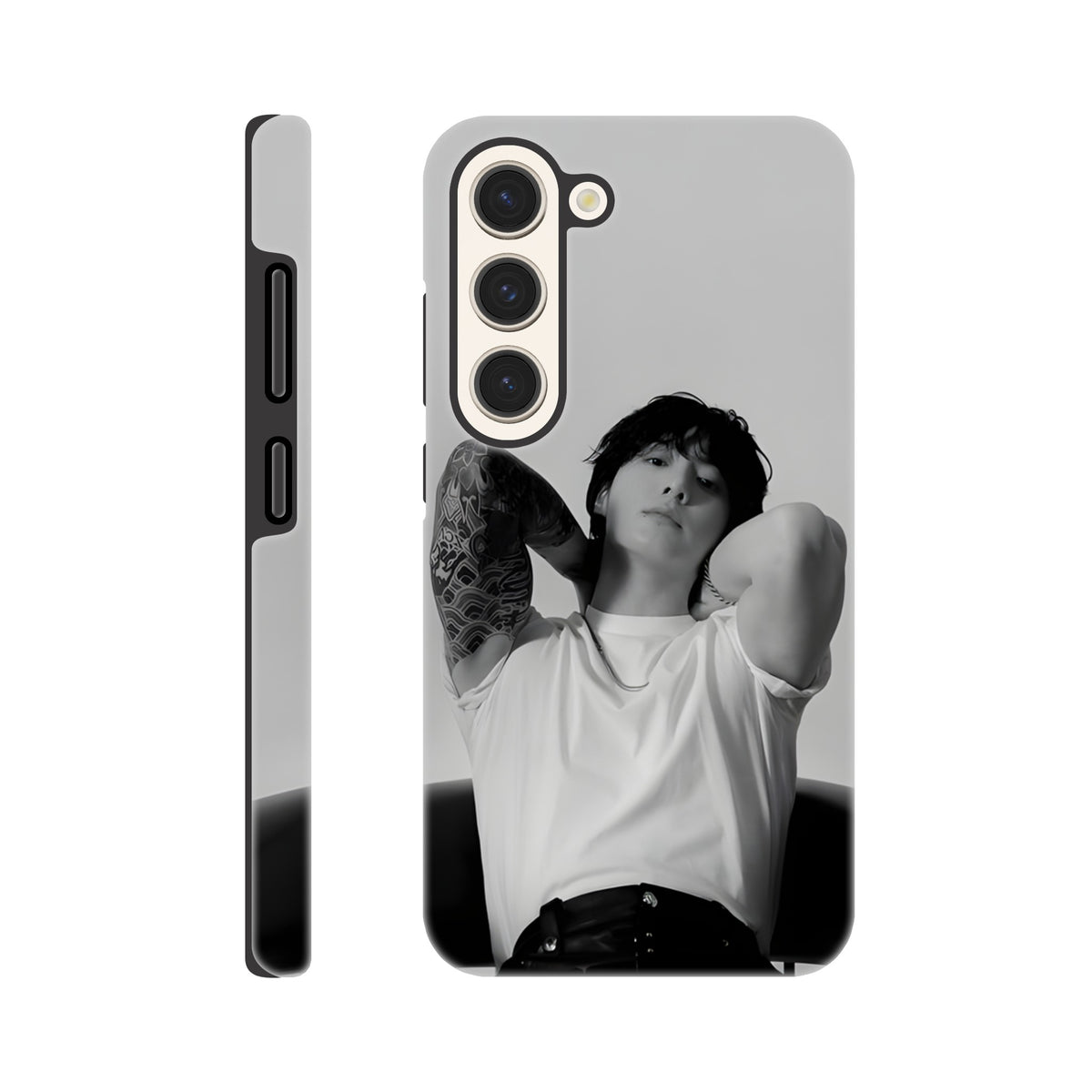 Protective Samsung case with Jungkook K‑pop design