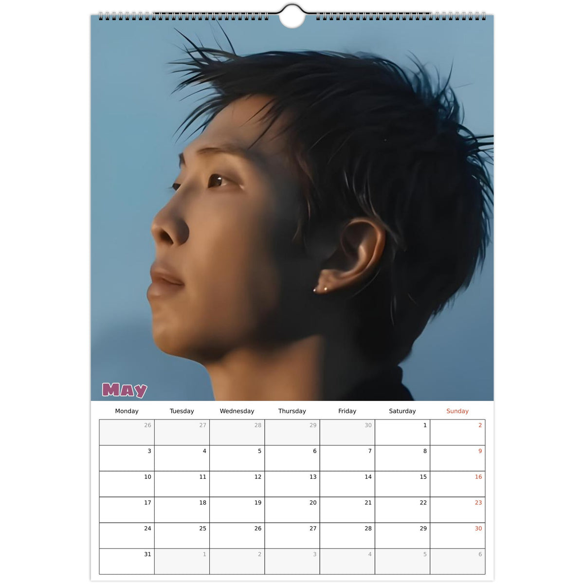 RM Calendar 2027 May photo