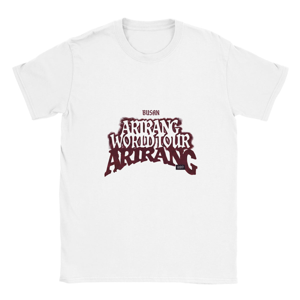 White BTS Arirang 2026 Busan 26 t‑shirt