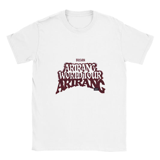 White BTS Arirang 2026 Busan 26 t‑shirt