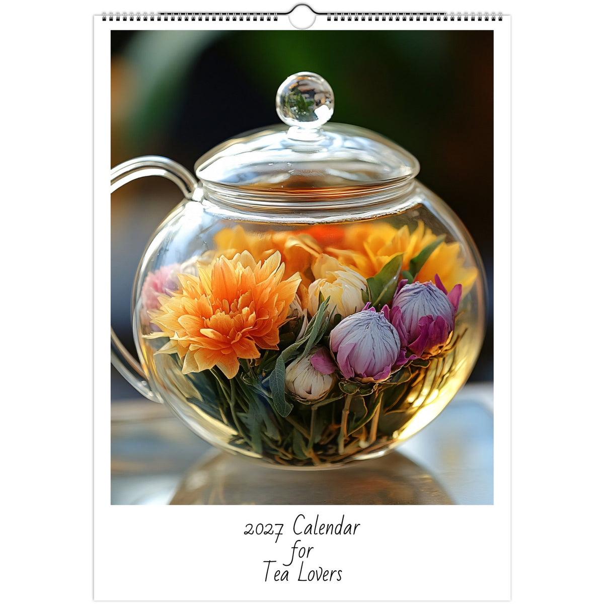 Tea Lovers 2027 calendar cover