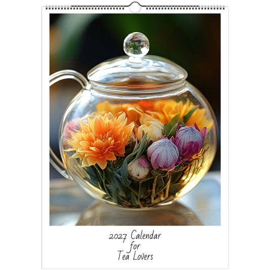 Tea Lovers 2027 calendar cover