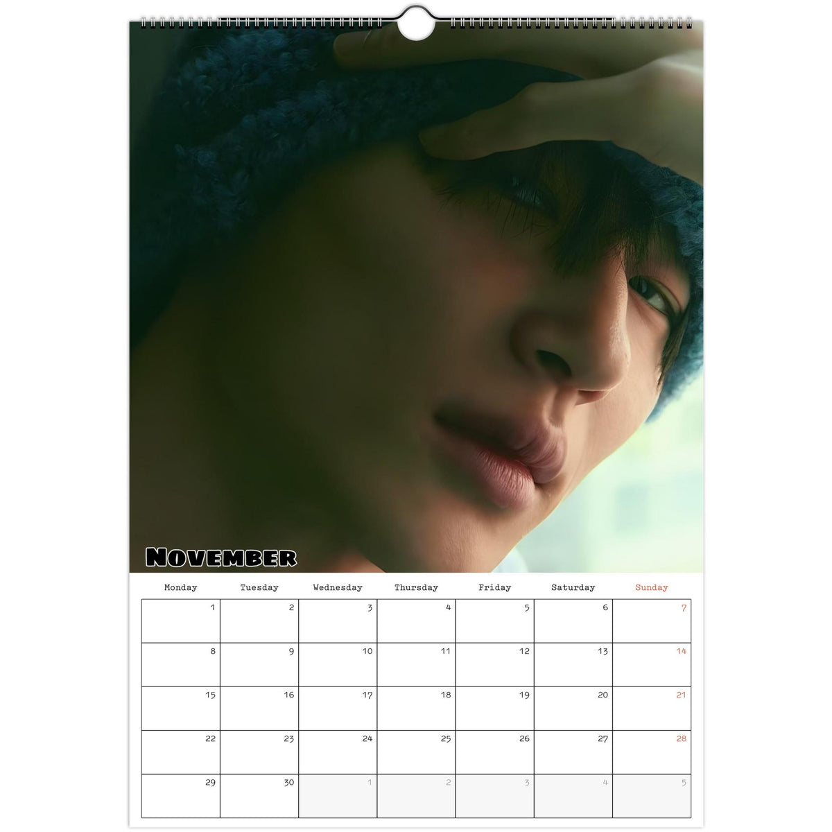 Byeon Woo‑seok calendar November photo