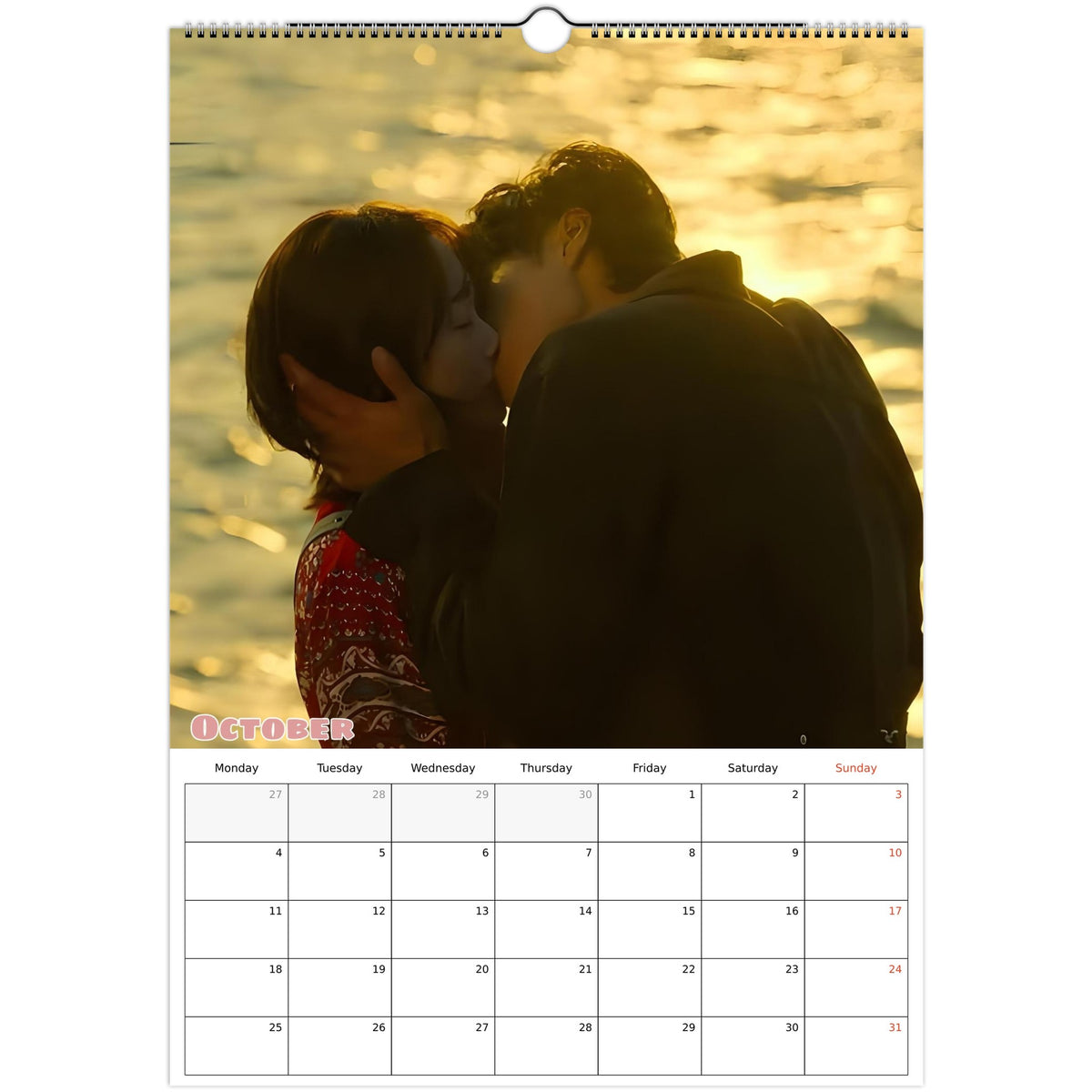 Mr Plankton Calendar 2027 October page