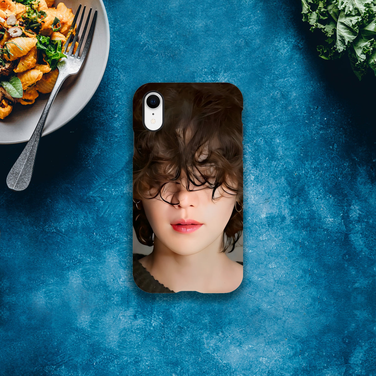 Yoongi iPhone case featuring bold K‑pop artwork and dual‑layer defence
