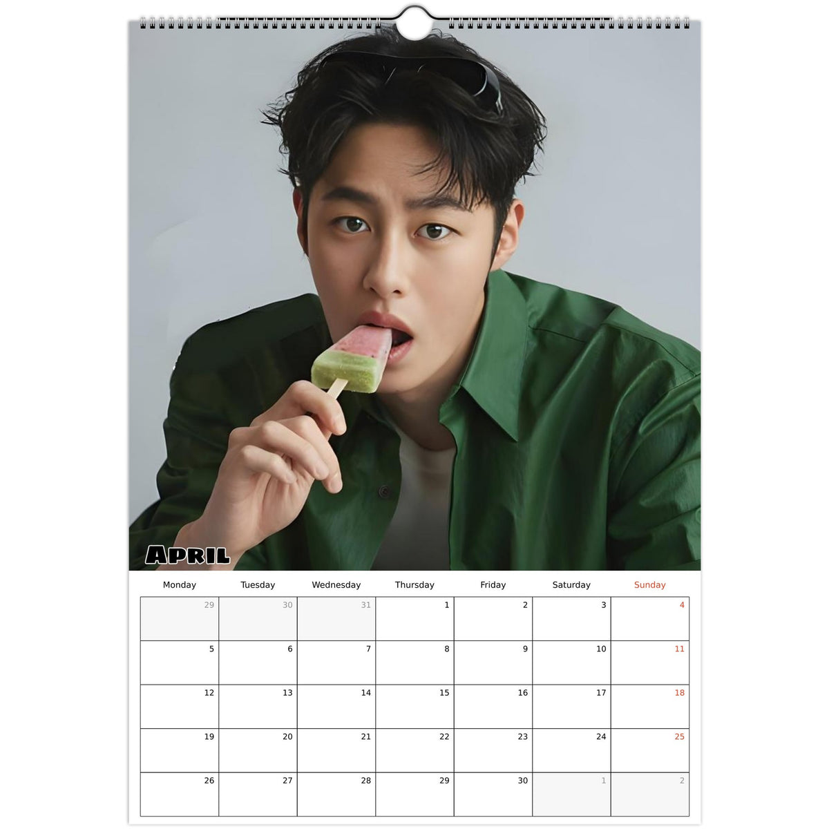 Lee Jae‑wook calendar April photo