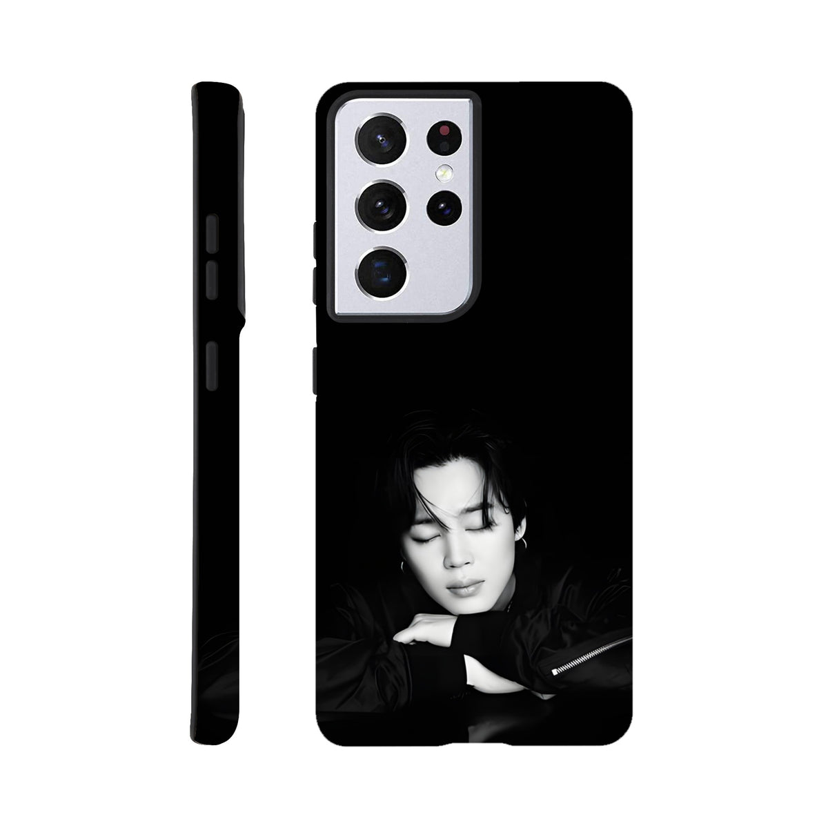 Shock‑absorbing Jimin Samsung case for K‑pop fans