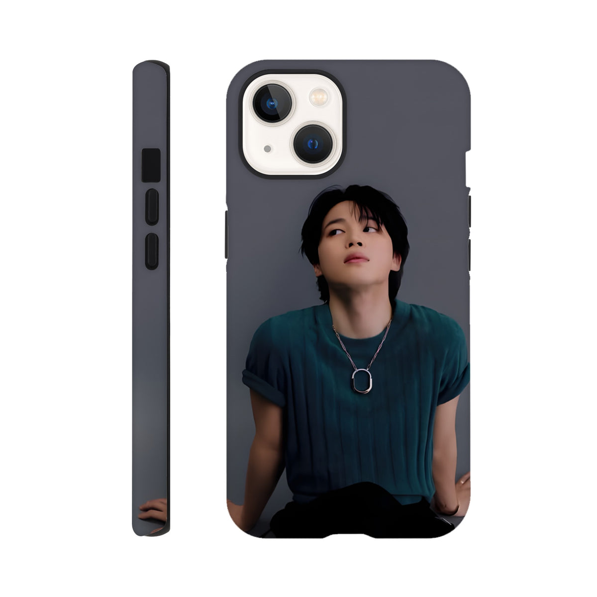 Aesthetic BTS Jimin protective iPhone case with tough build