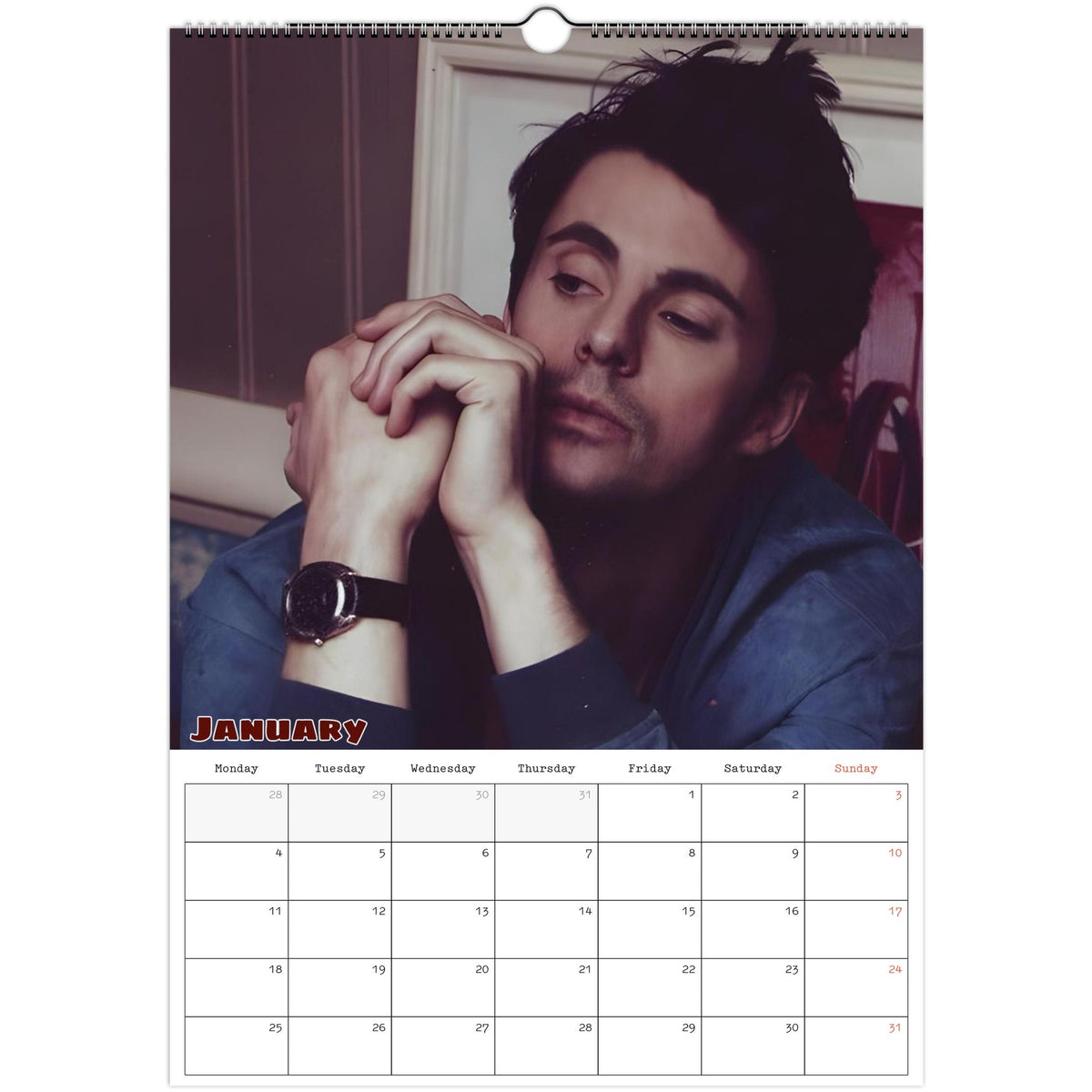 Matthew Goode Calendar 2027 January photo