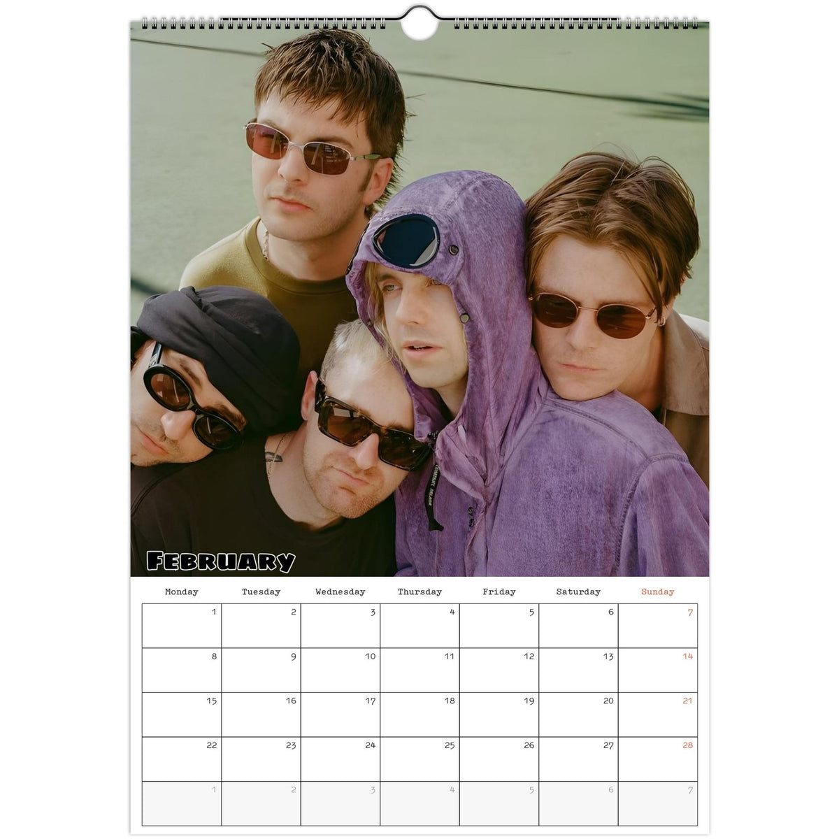 FONTAINES D.C. calendar February photo