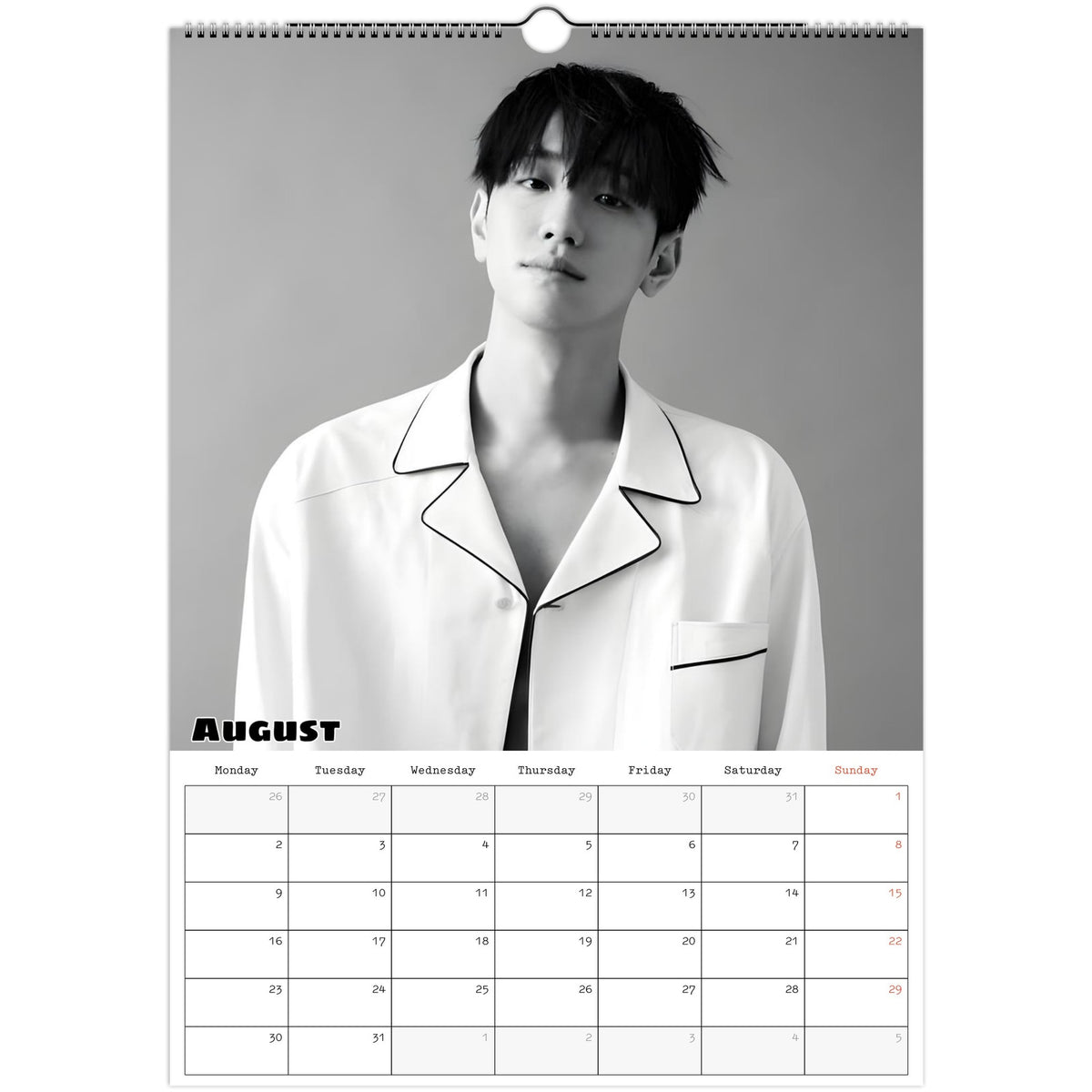 Nam Yoon‑su calendar August photo