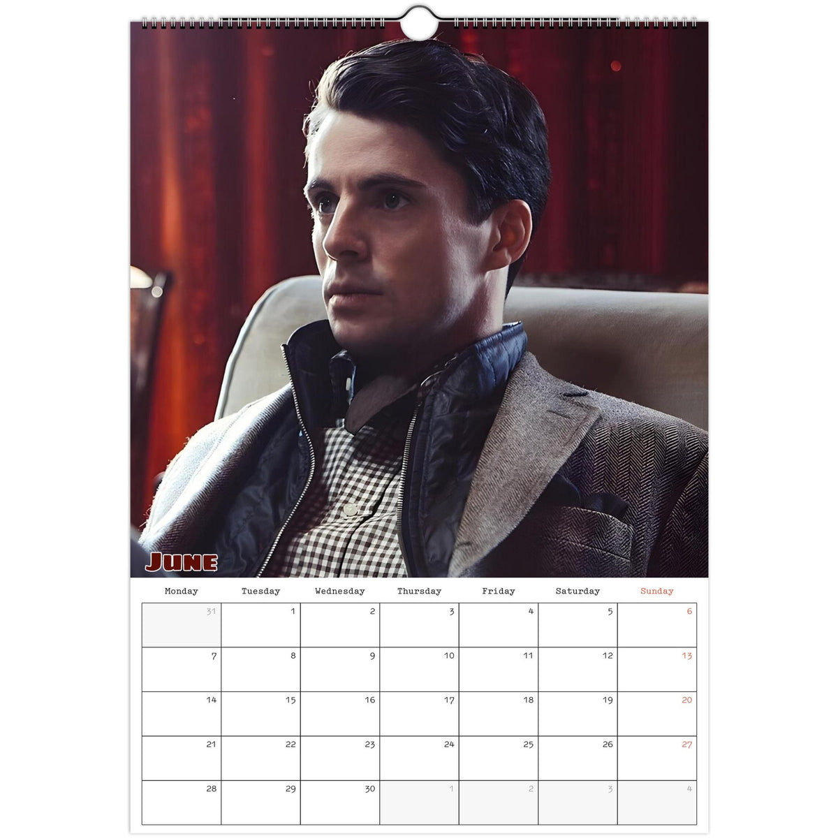 Matthew Goode Calendar 2027 June photo