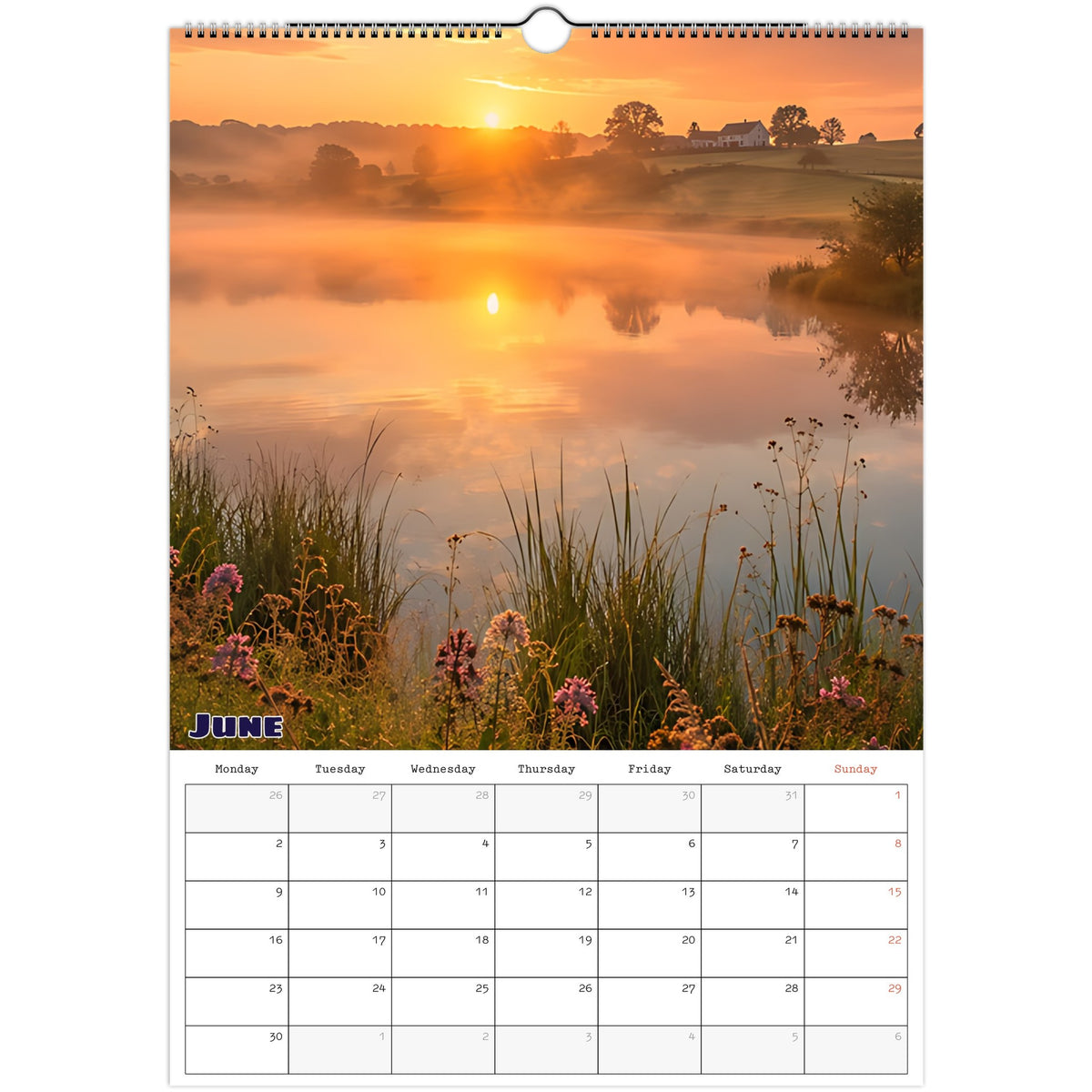 June nature scene