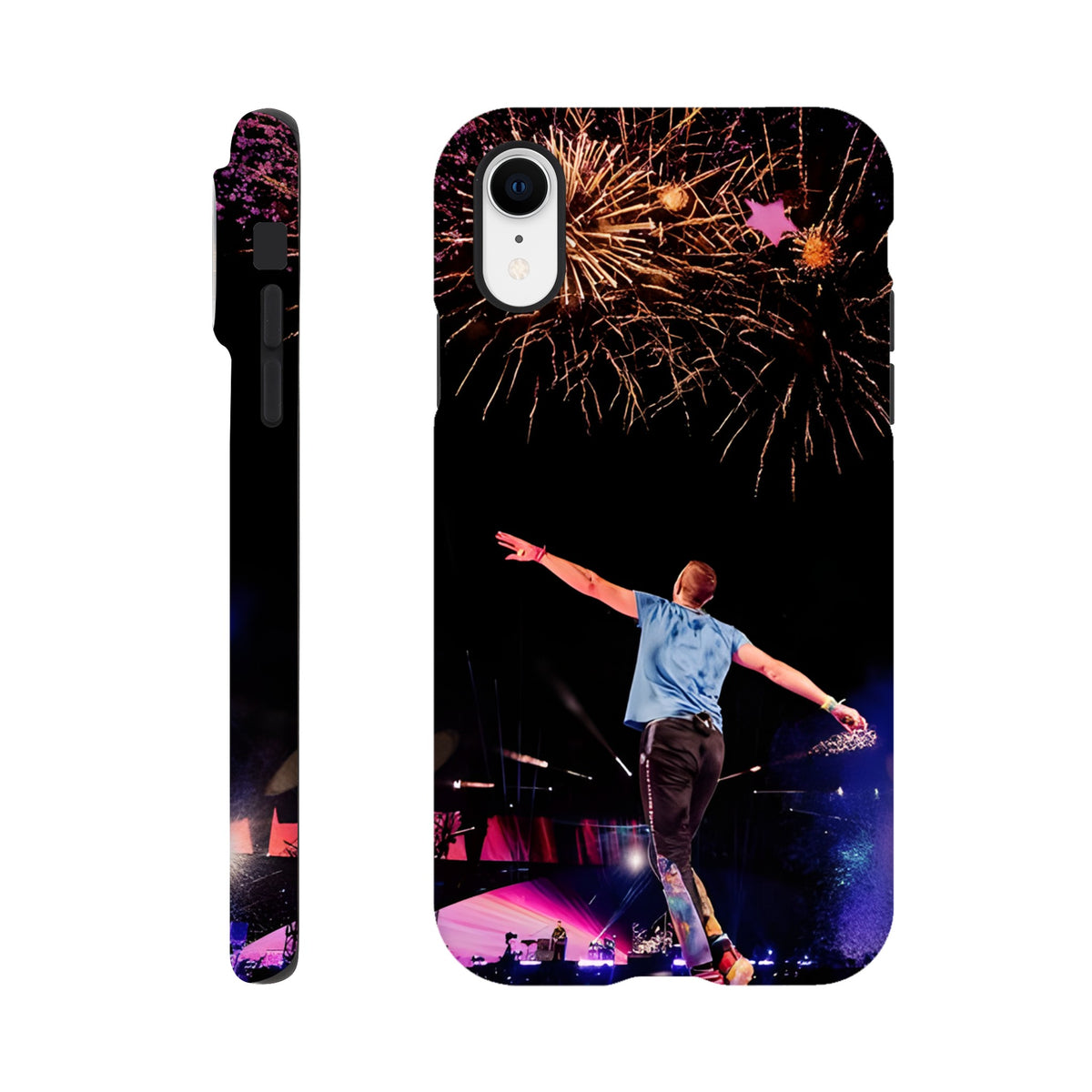Fireworks iPhone tough case with sturdy protective build