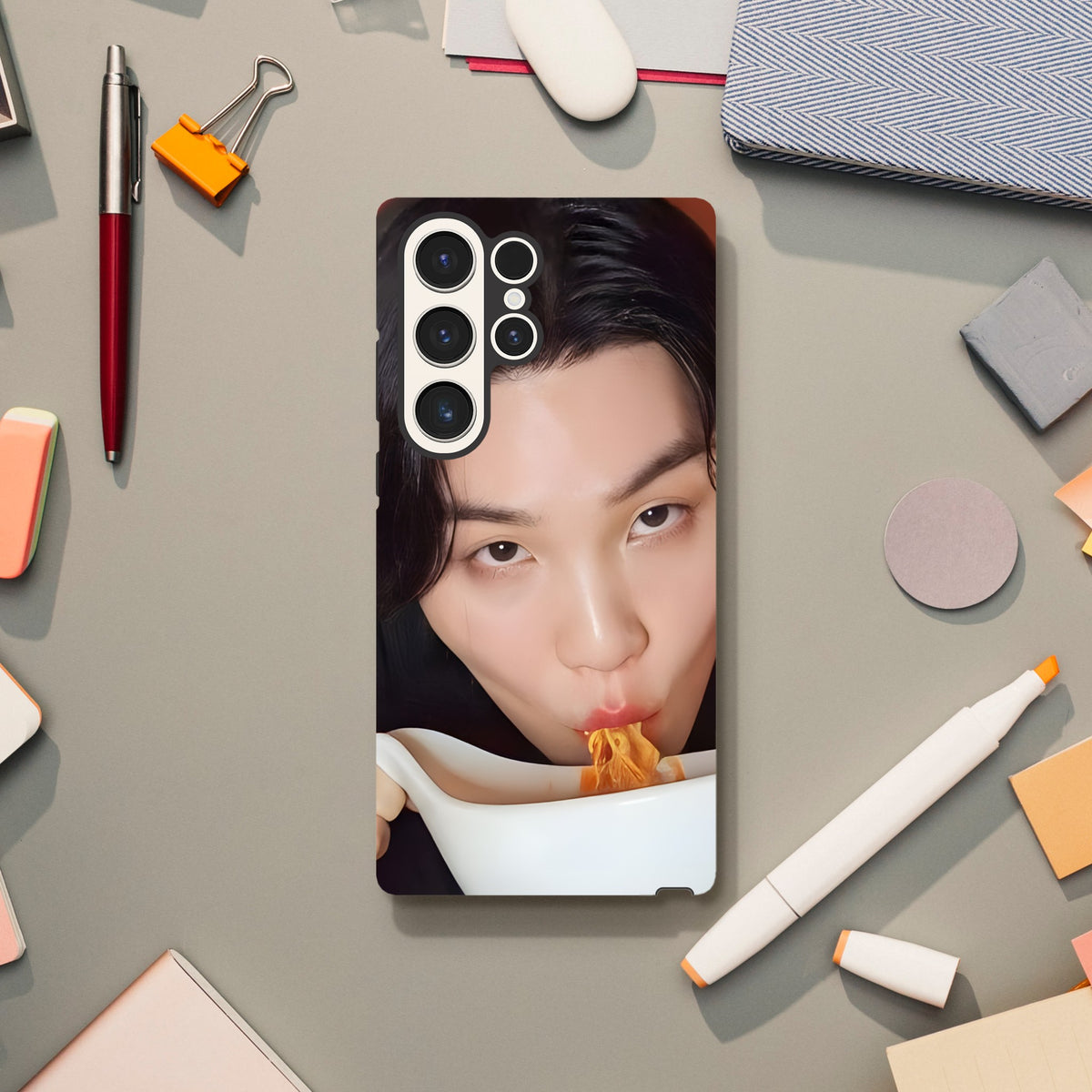 Suga noodle slurp Samsung case
