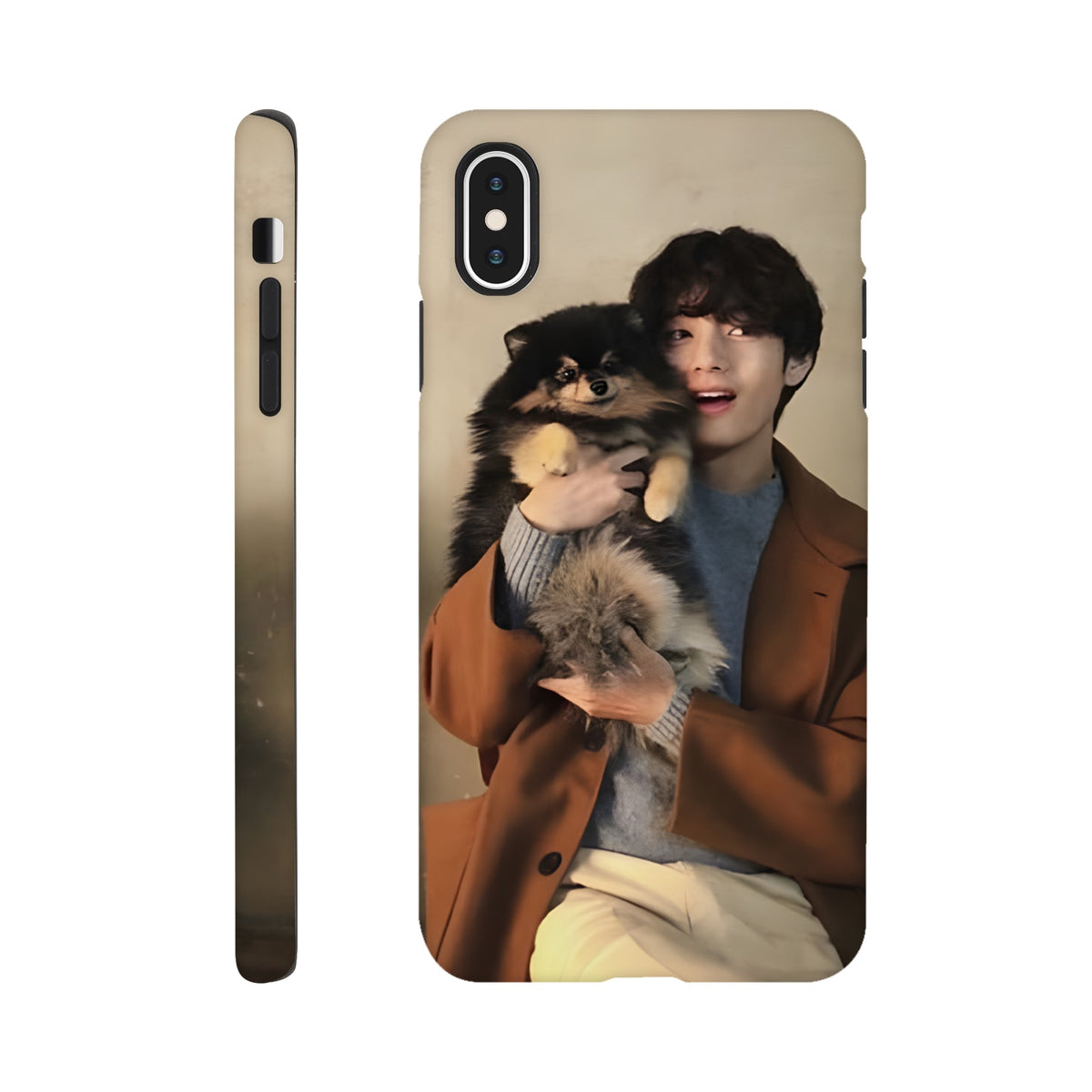 Shockproof Taehyung and Yeontan iPhone case for K‑pop lovers