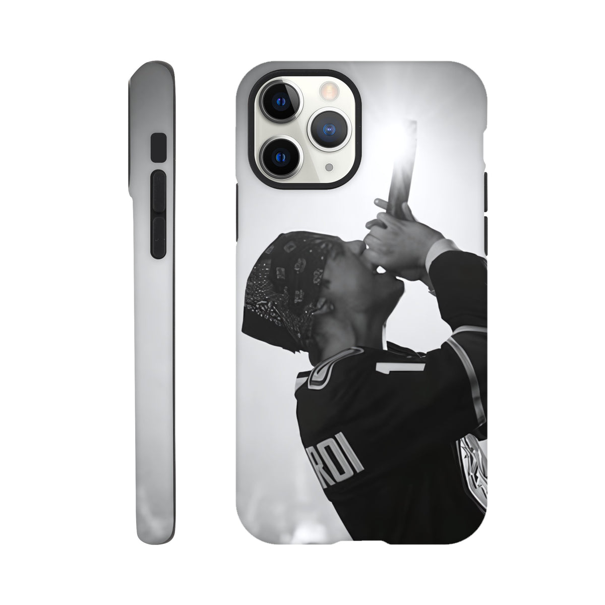 The Kid LAROI themed iPhone cover with modern aesthetic art