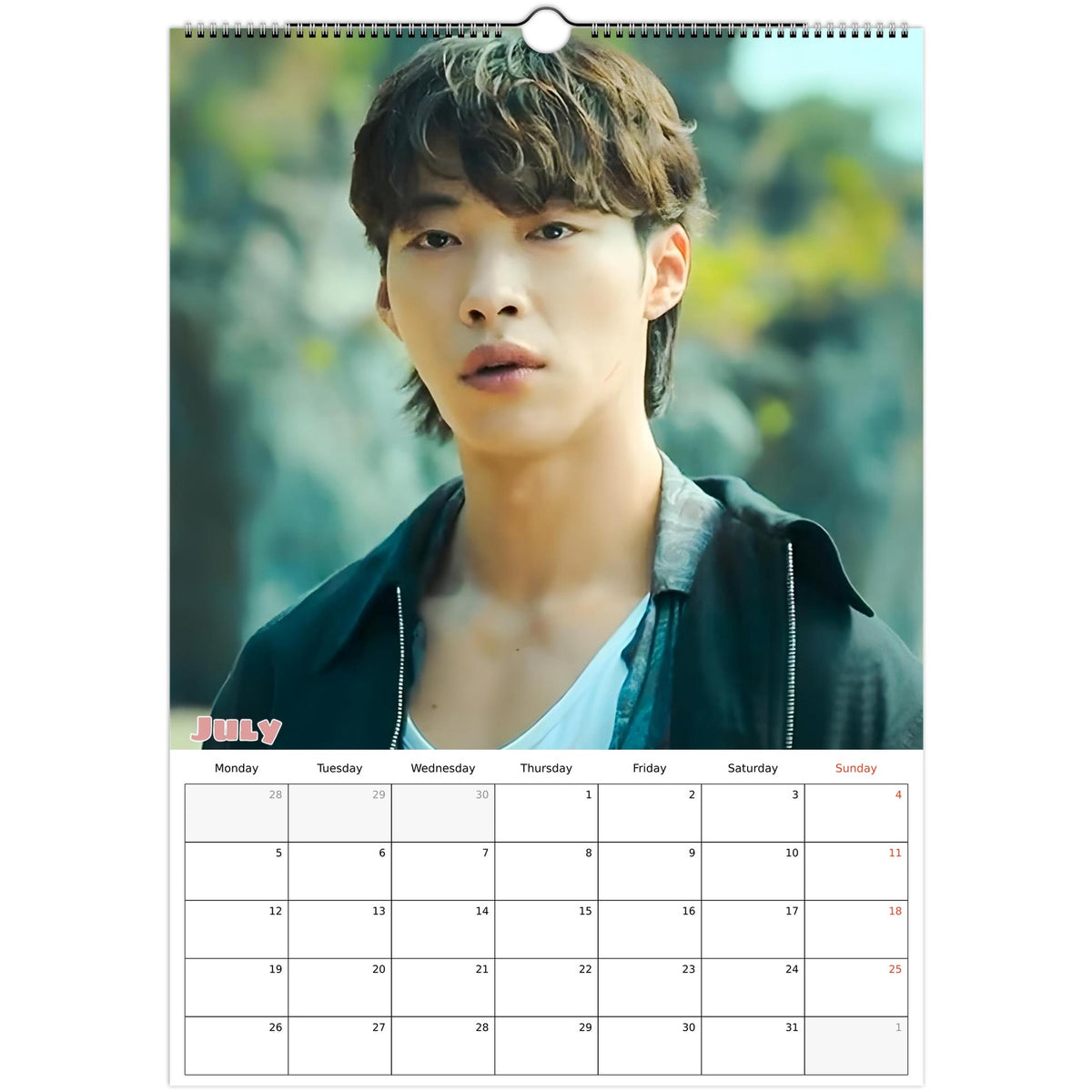 Mr Plankton Calendar 2027 July page