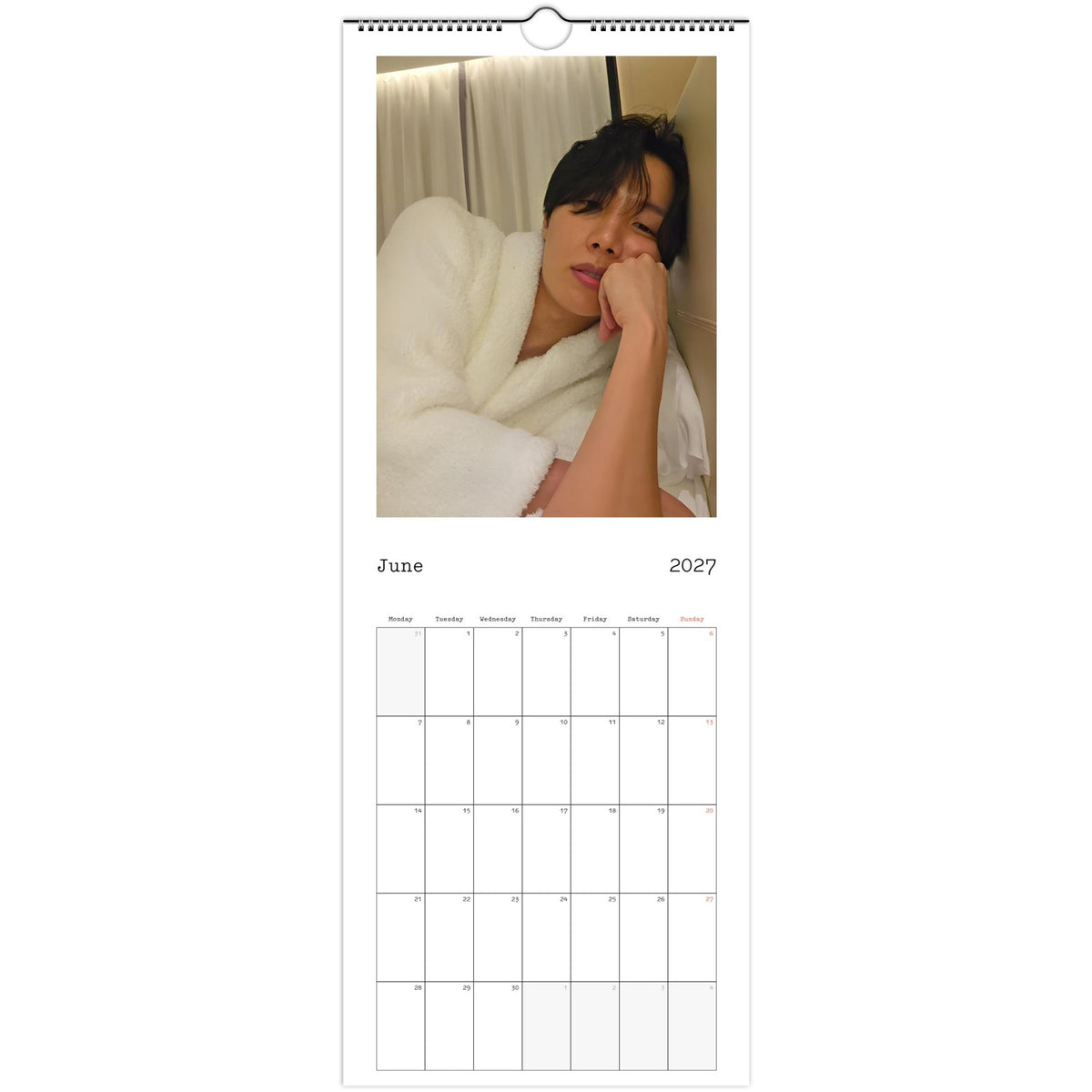 BTS J‑Hope Calendar June portrait