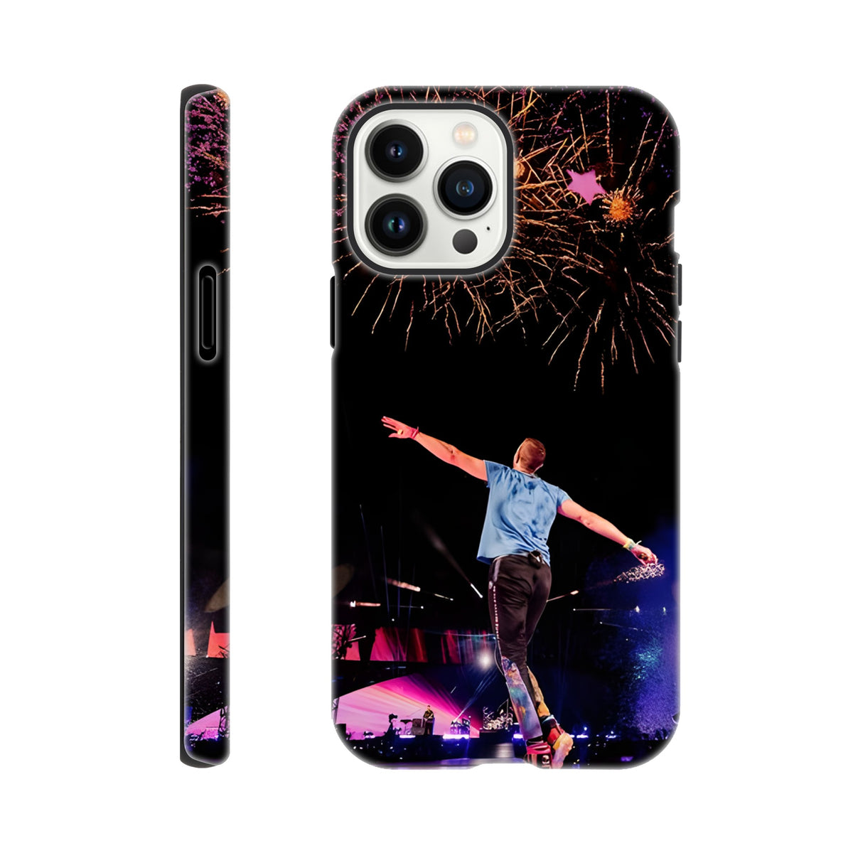 Protective Coldplay iPhone tough case with bright artwork