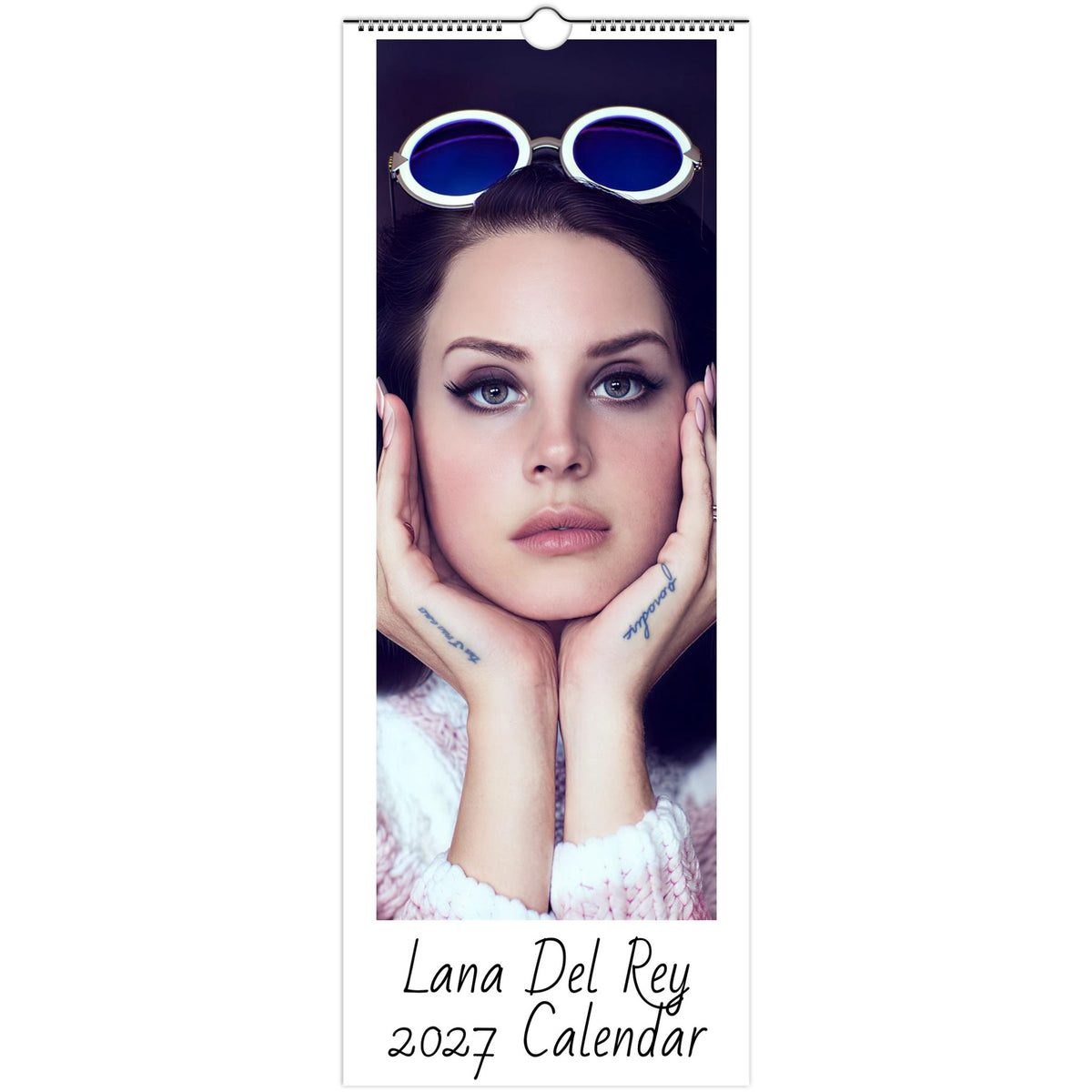 Lana Del Rey 2027 slim wall calendar cover