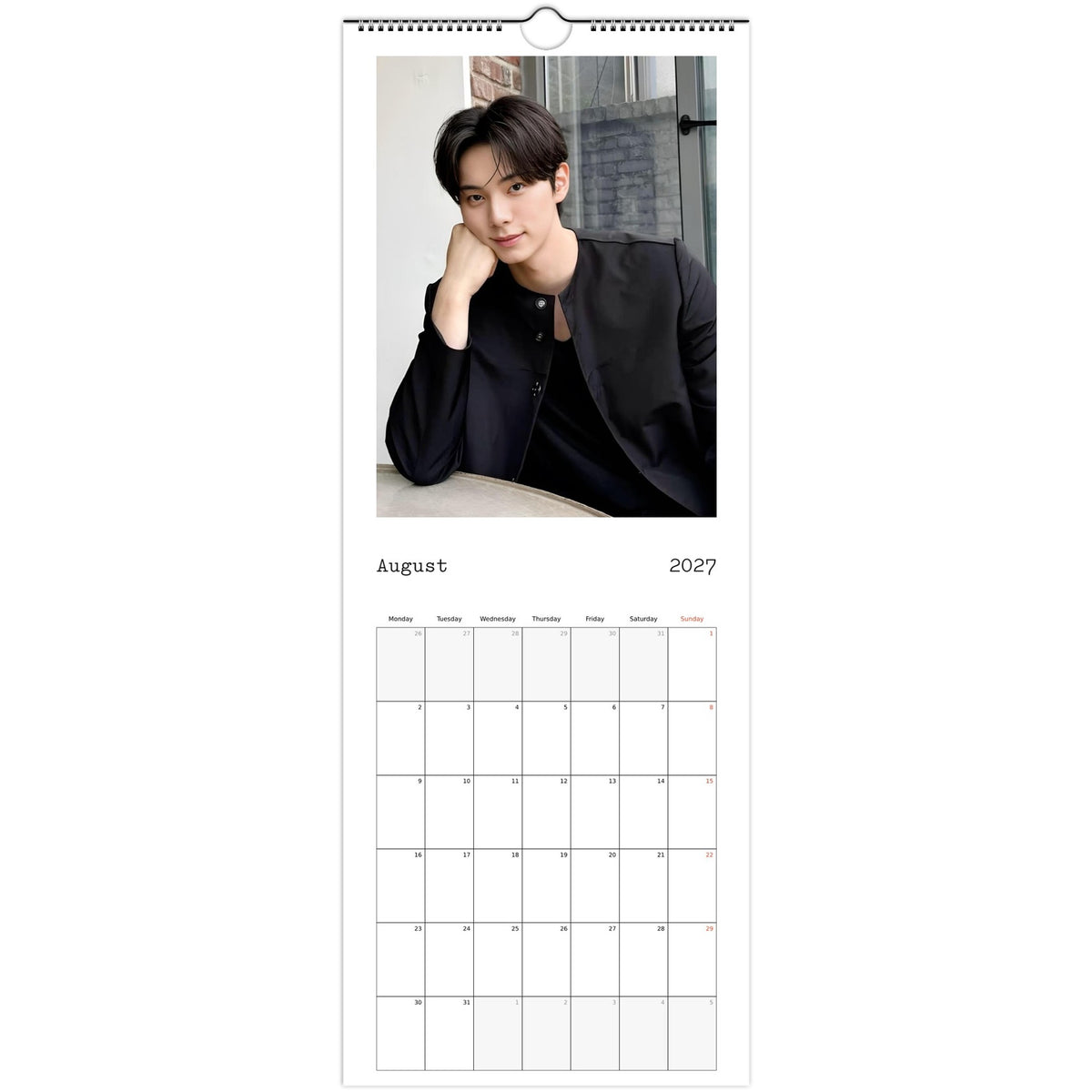 Lee Chae‑min calendar August photo