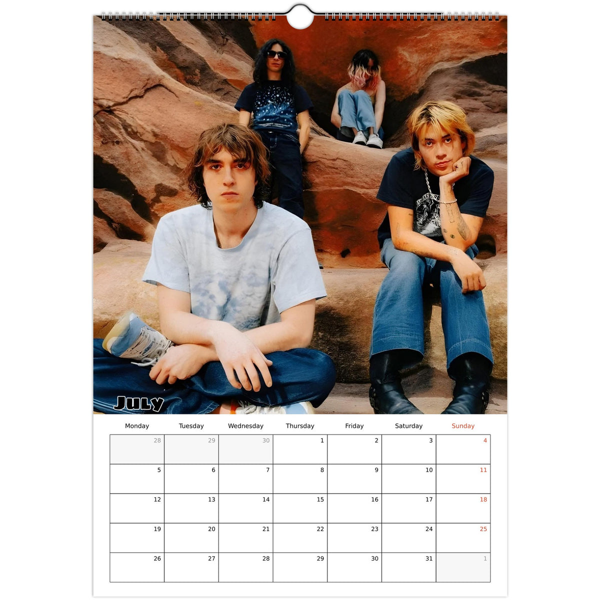 Geese calendar July