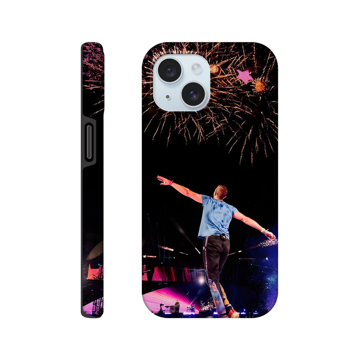 Coldplay protective iPhone case with sturdy dual‑layer build