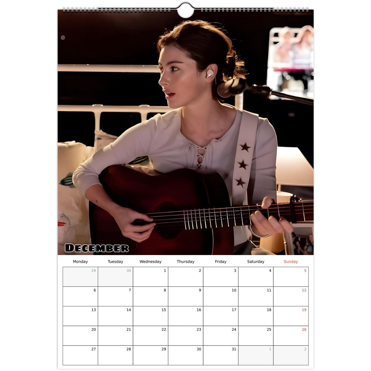 December Gracie Abrams Calendar photo 