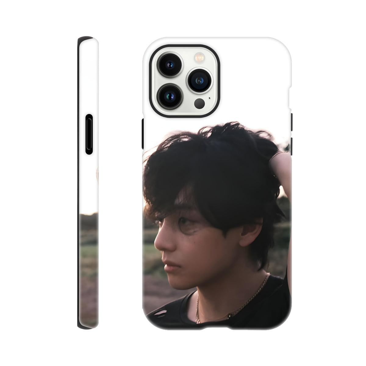 Dual‑layer V phone case offering strong drop protection