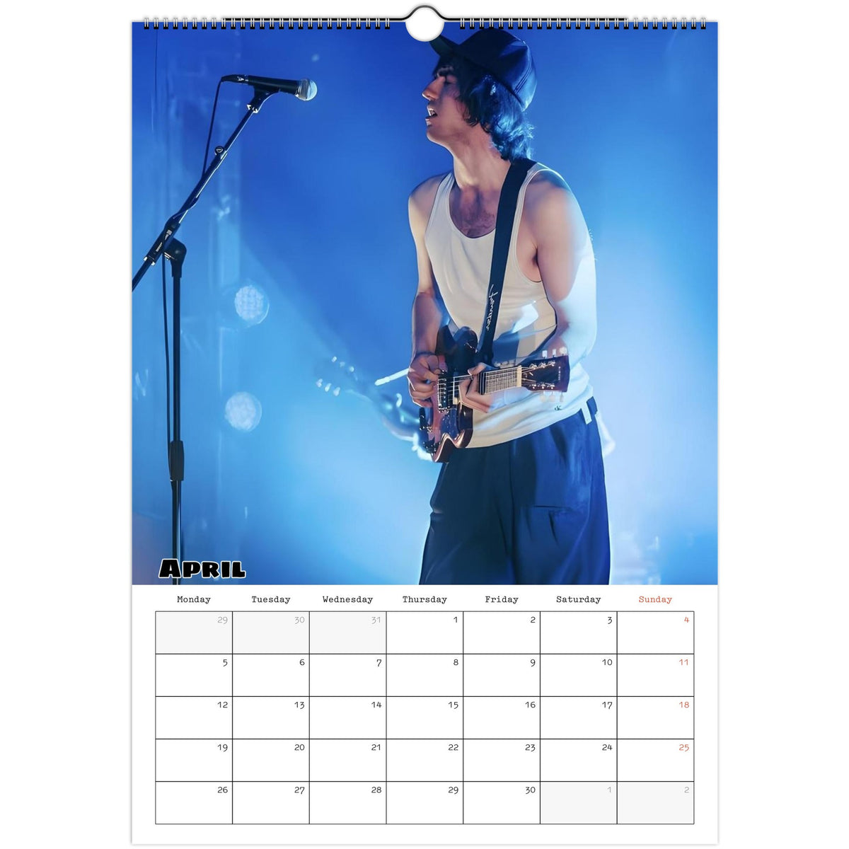 Geese calendar April 