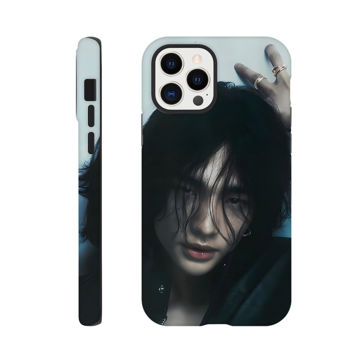 Shockproof Hyunjin iPhone case for K‑pop lovers