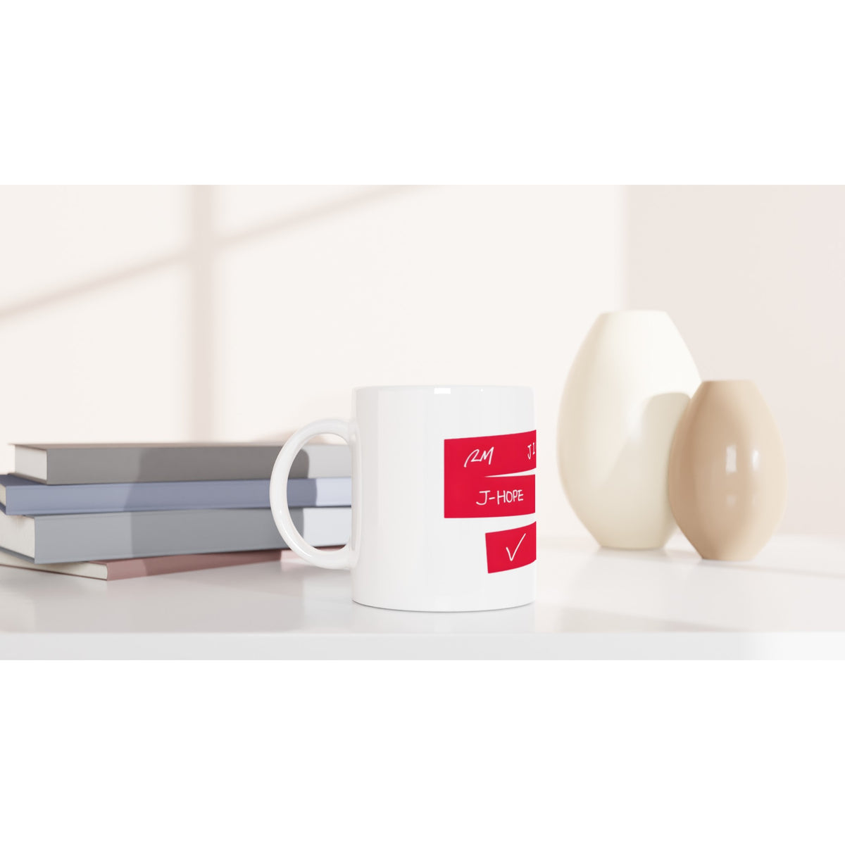 BTS fan gift mug with all seven members