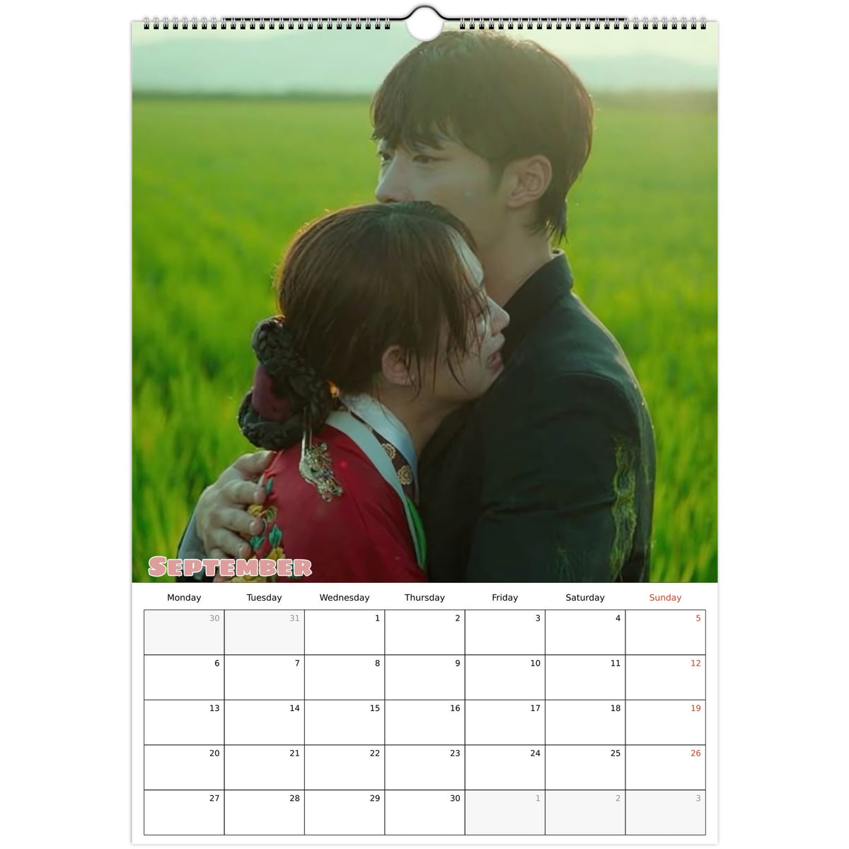 Mr Plankton Calendar 2027 September page