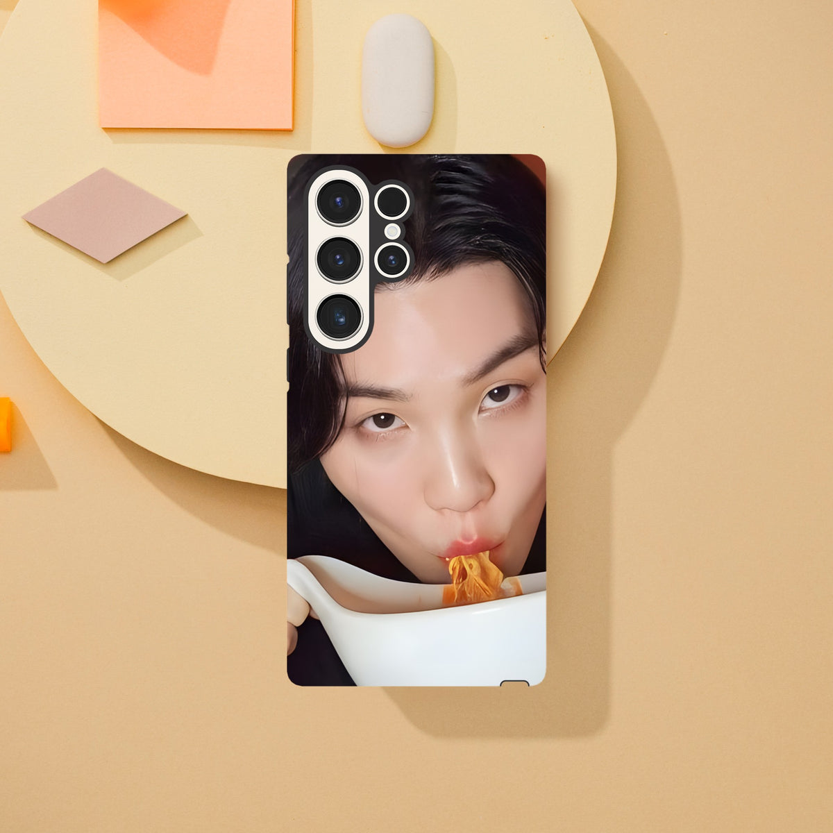Yoongi photo Samsung wraparound case