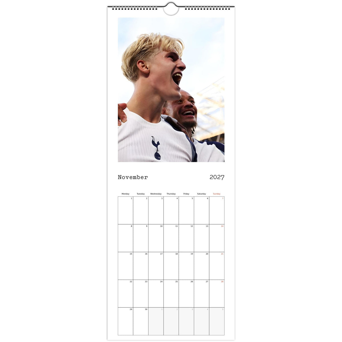 Tottenham calendar November photo