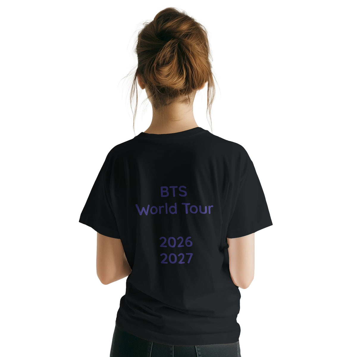 BTS Swim single graphic tee in black