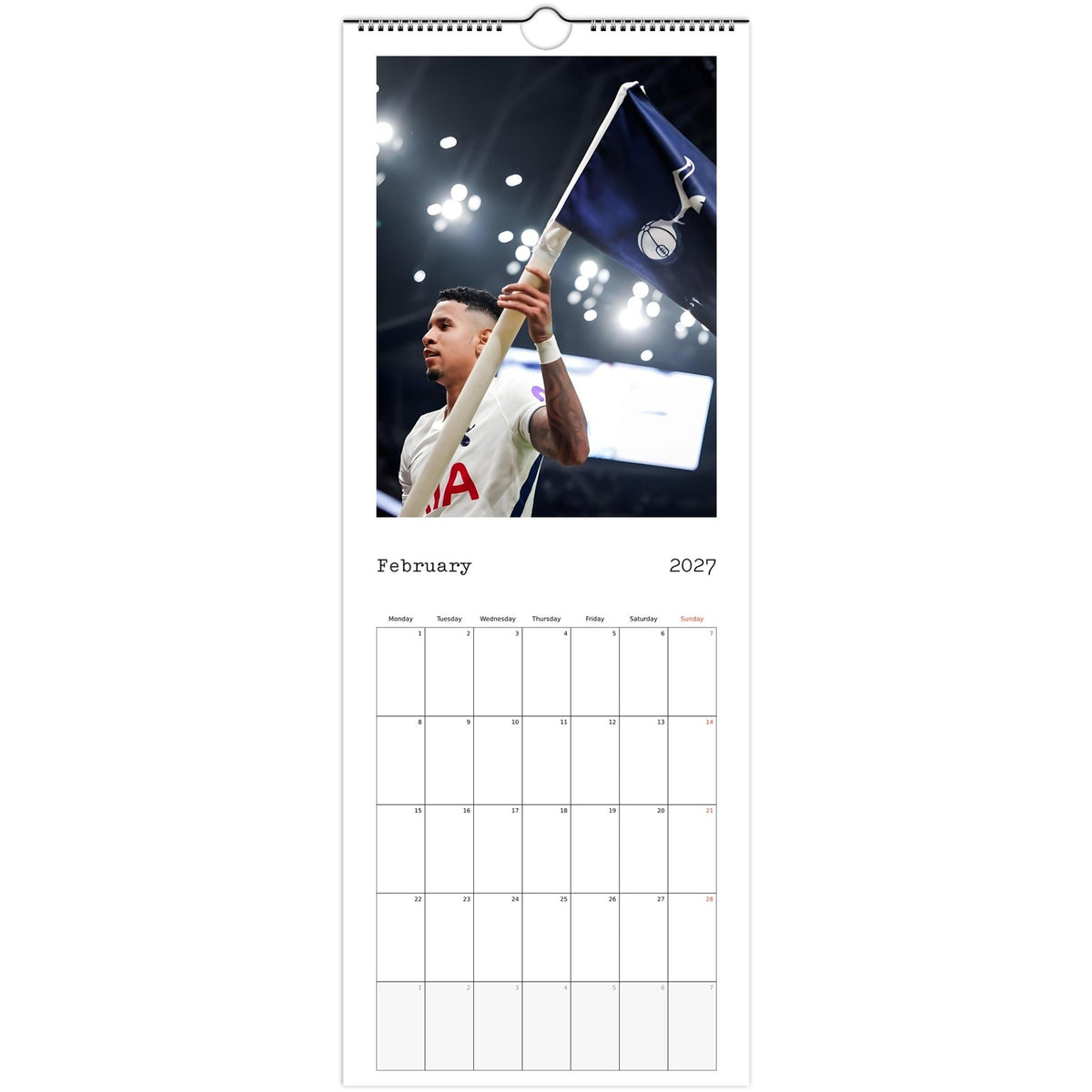 Tottenham calendar February photo