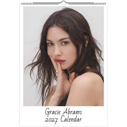 Gracie Abrams calendar cover 